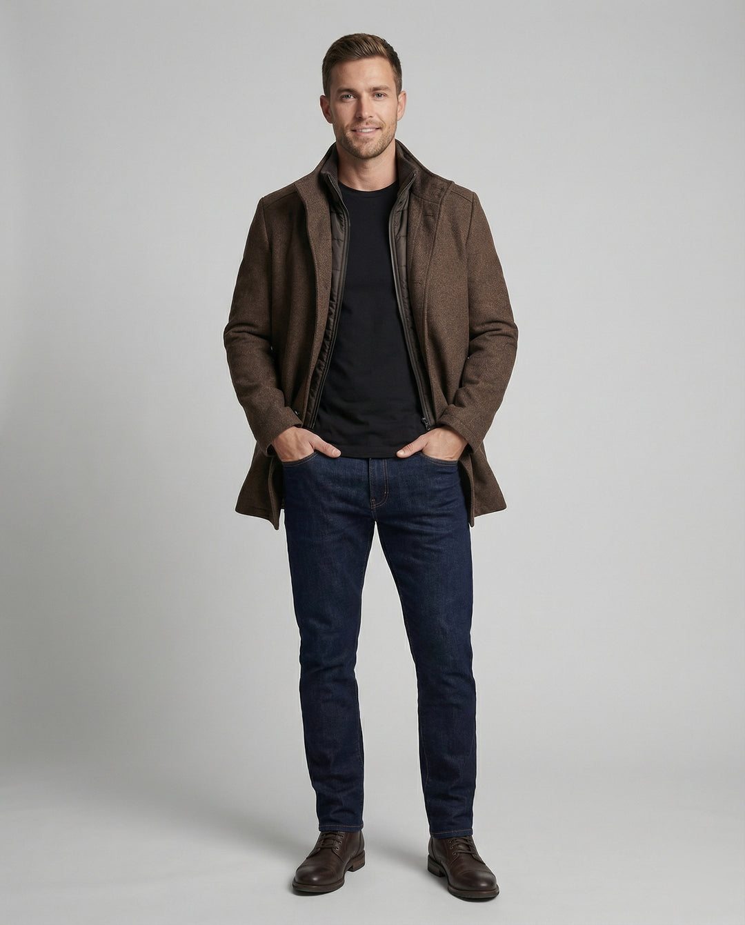 Die verfeinerte und luxuriöse Jacke mit Weste