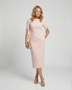 Damen Etuikleid elegant Perlen