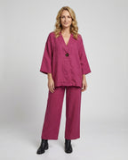 Zweiteiler Set Damen mit Oversized Bluse