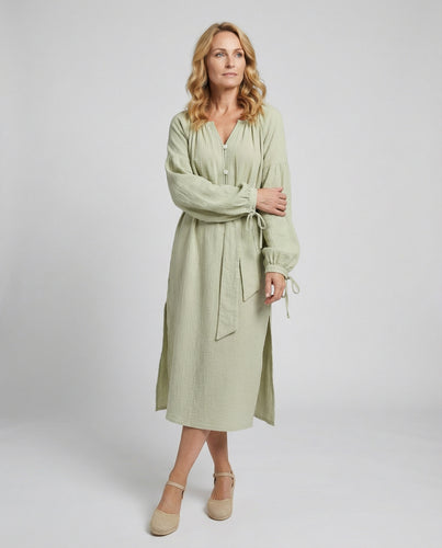 Musselin Maxikleid Sommer Damen