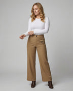 Damen Cropped Jeans weit geschnitten