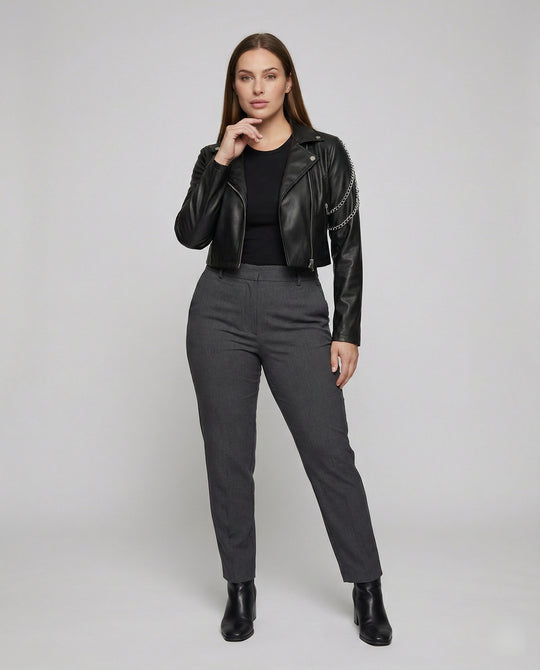 R&B | Gekürzte Biker Jacke