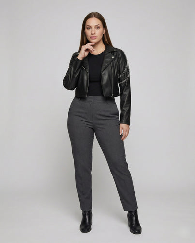 R&B | Gekürzte Biker Jacke