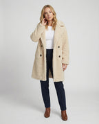 Damen Teddyfell Jacke mit Warm & Kuschelig | R&B