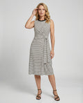 Damen Midikleid Wickeloptik Jersey