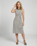 Damen Midikleid Wickeloptik Jersey