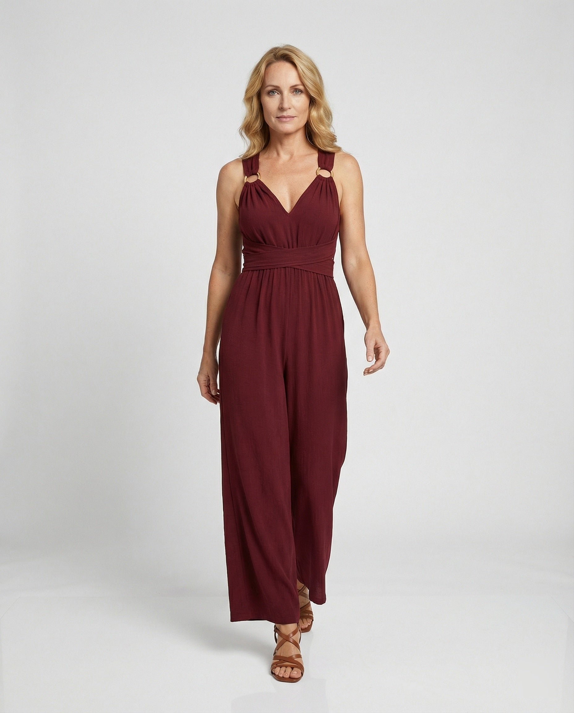 Damen Overall elegant weit geschnitten