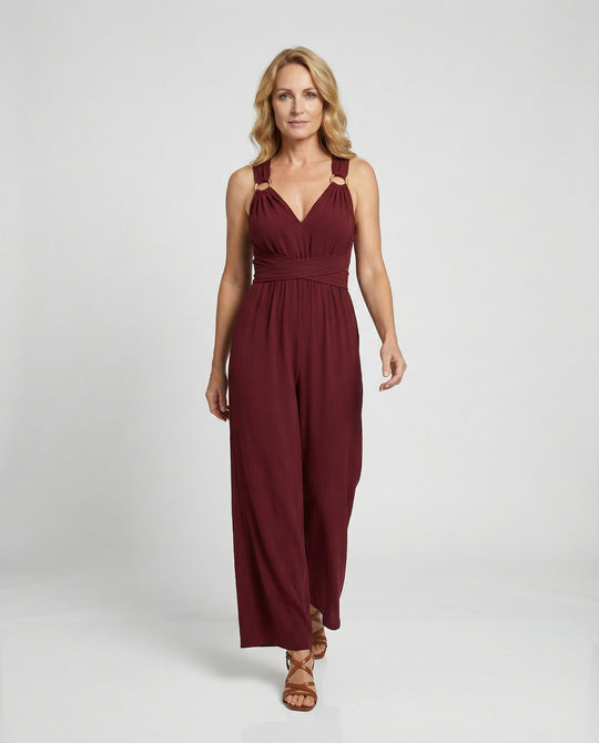 Damen Overall elegant weit geschnitten