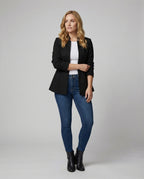 Damen Blazer ärmellos Hahnentritt