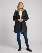 Wasserdichte Jacke mit Kapuze