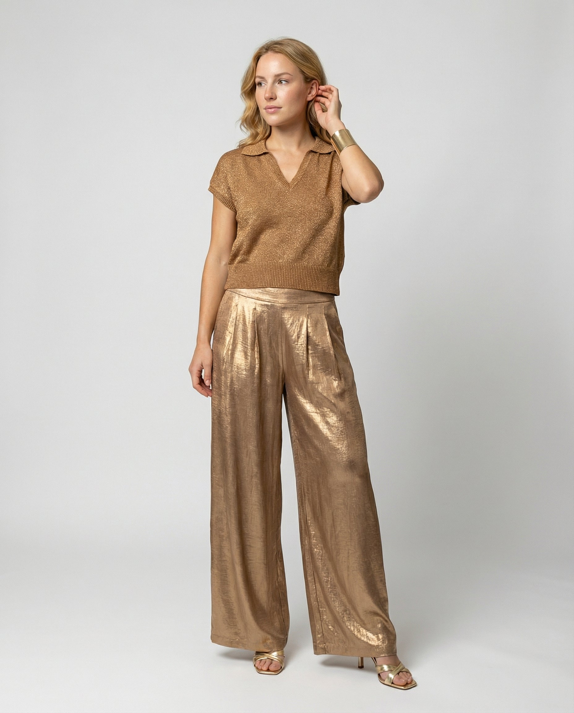 Damen Top- und Hosen-Set mit Bequemem Schnitt & Stylischem Design | EB