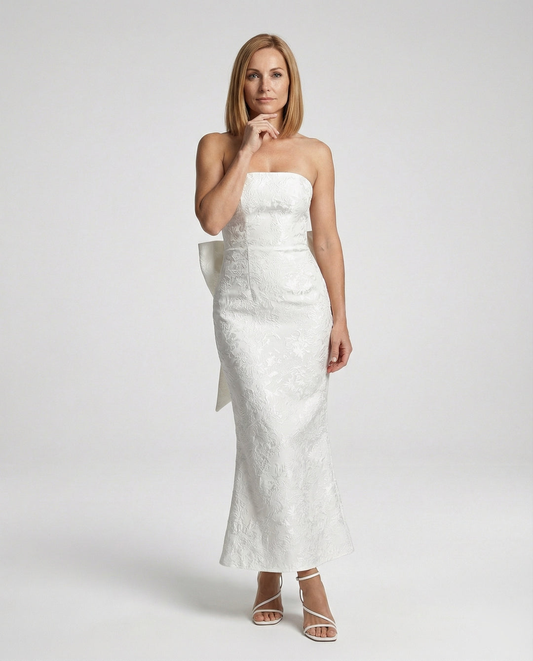 Trägerloses Meerjungfrau Abendkleid Damen