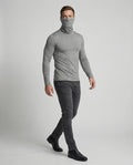 Herren Funktionsshirt mit hohem Kragen und innovativem Feuchtigkeitsmanagement R&B