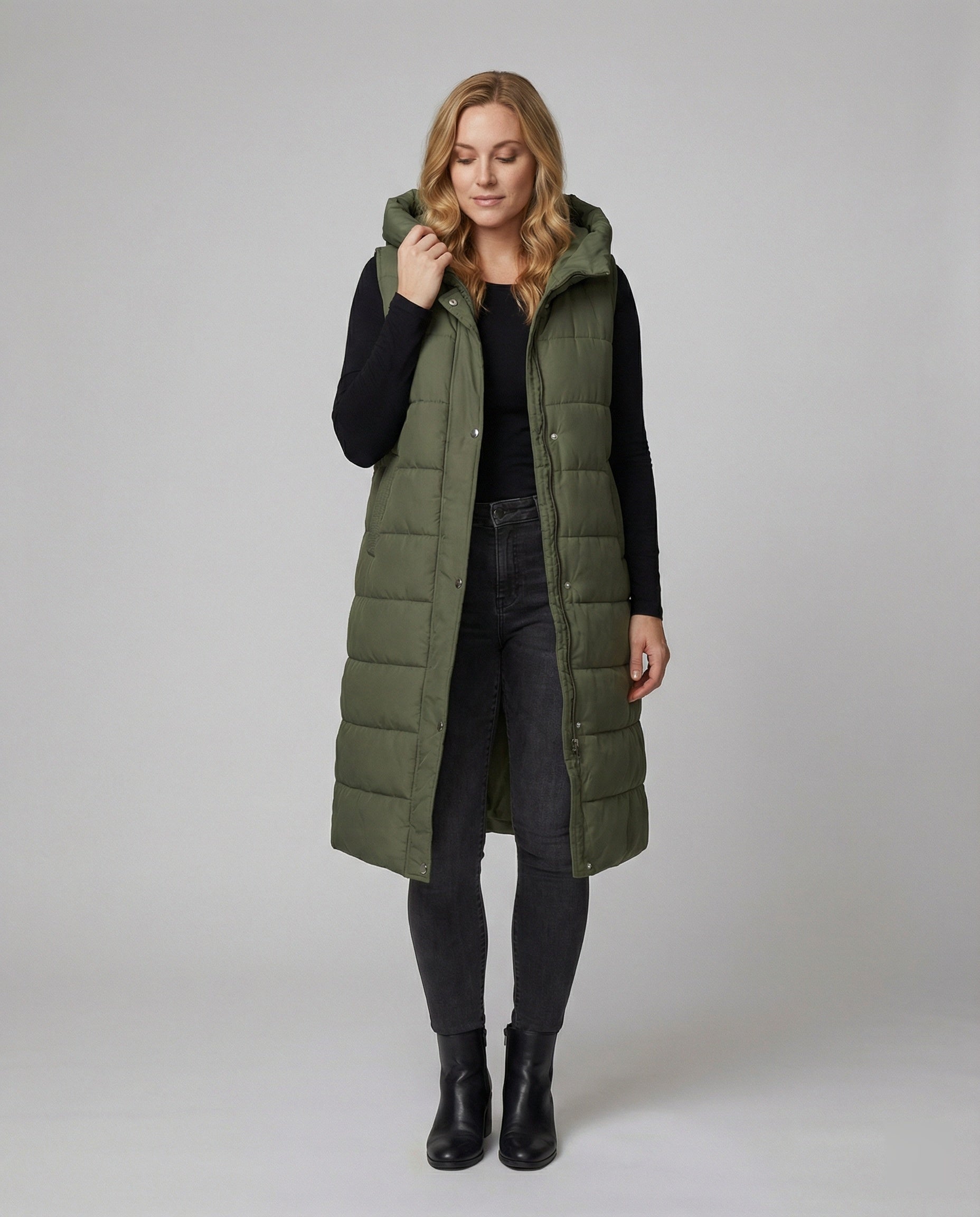 R&B | Ärmellose Warme Jacke