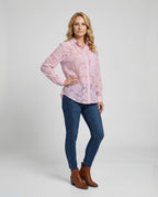 Damen Bluse Chiffon locker