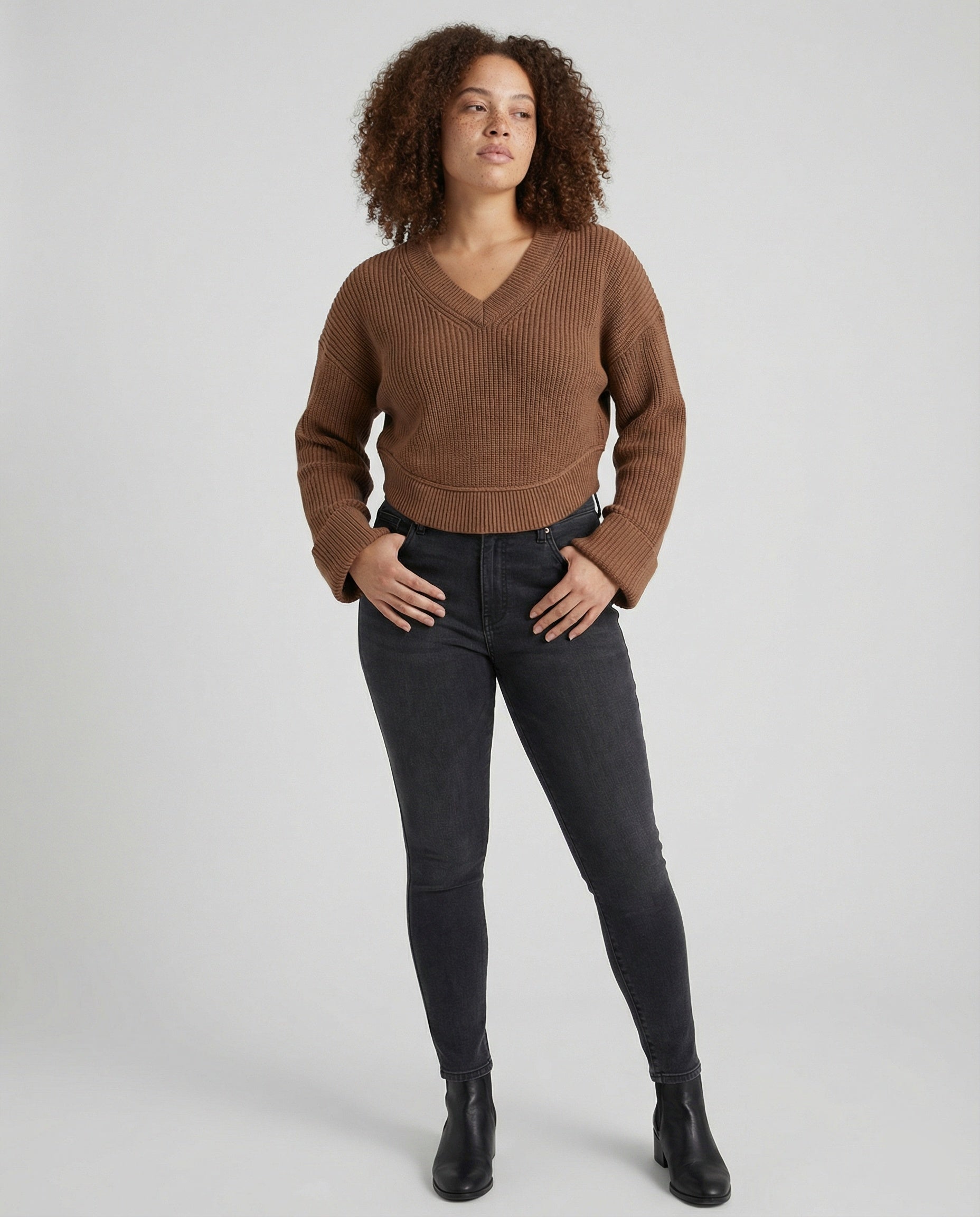 R&B | V-Ausschnitt Pullover für Damen