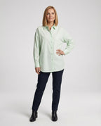 Damen Oversized Hemdbluse aus Baumwolle