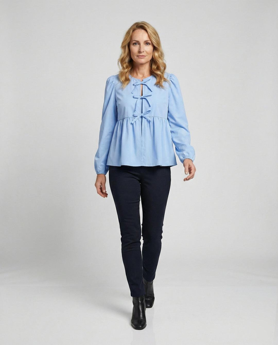 Bluse Damen Viskose Gemustert