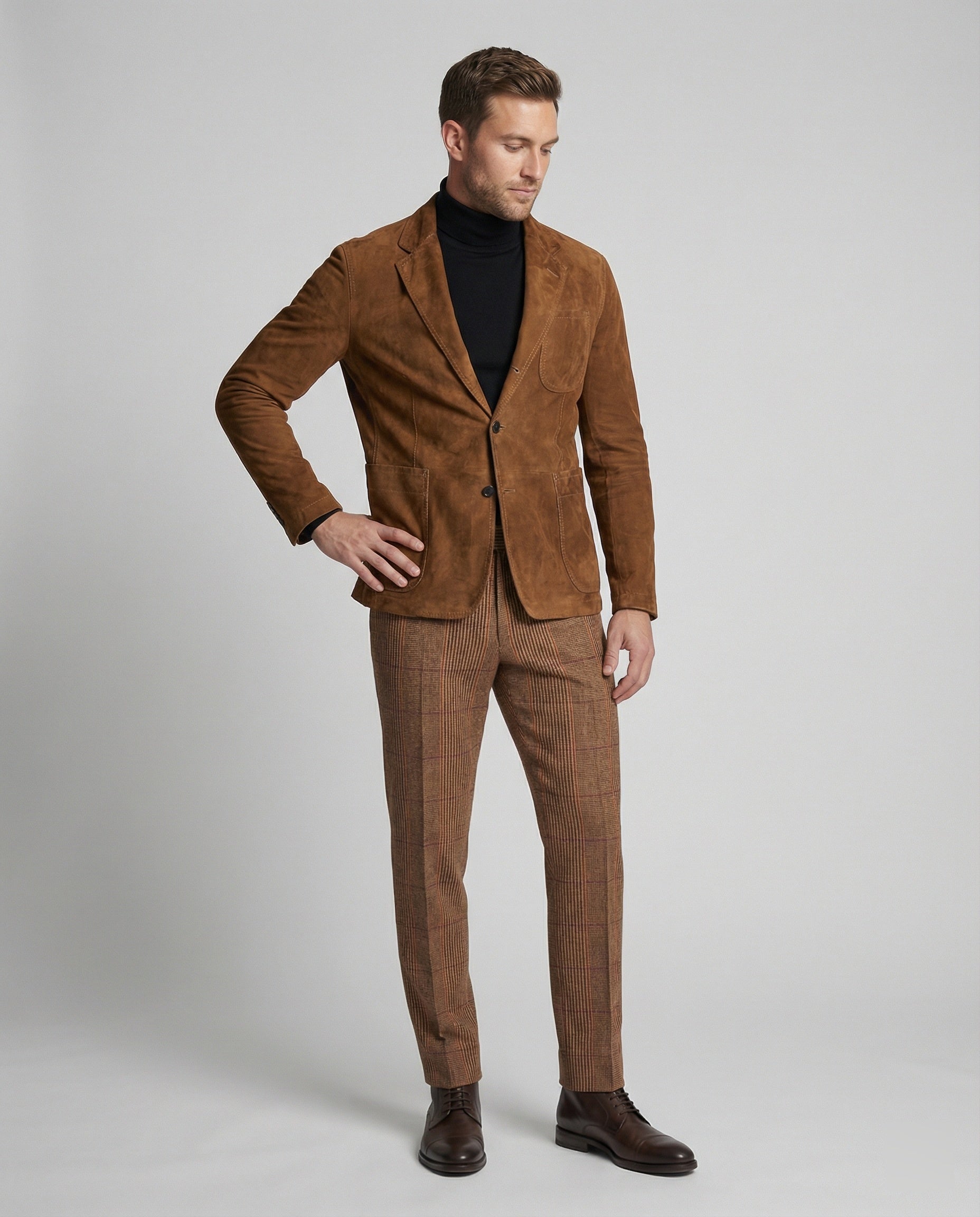 Herren Wildlederblazer