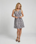 Freizeitkleid Damen Ärmelloses Kurzkleid