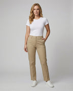 Damen Chino Stoffhose hochwertig verarbeitet