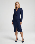 Doppelreihiges Blazerkleid Mit Bleistiftrock Damen