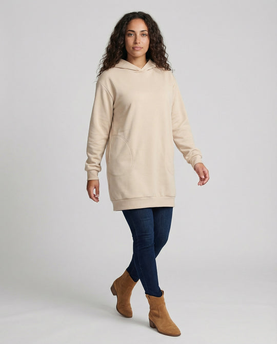 R&B | Stylisches Kapuzenpullover-Kleid