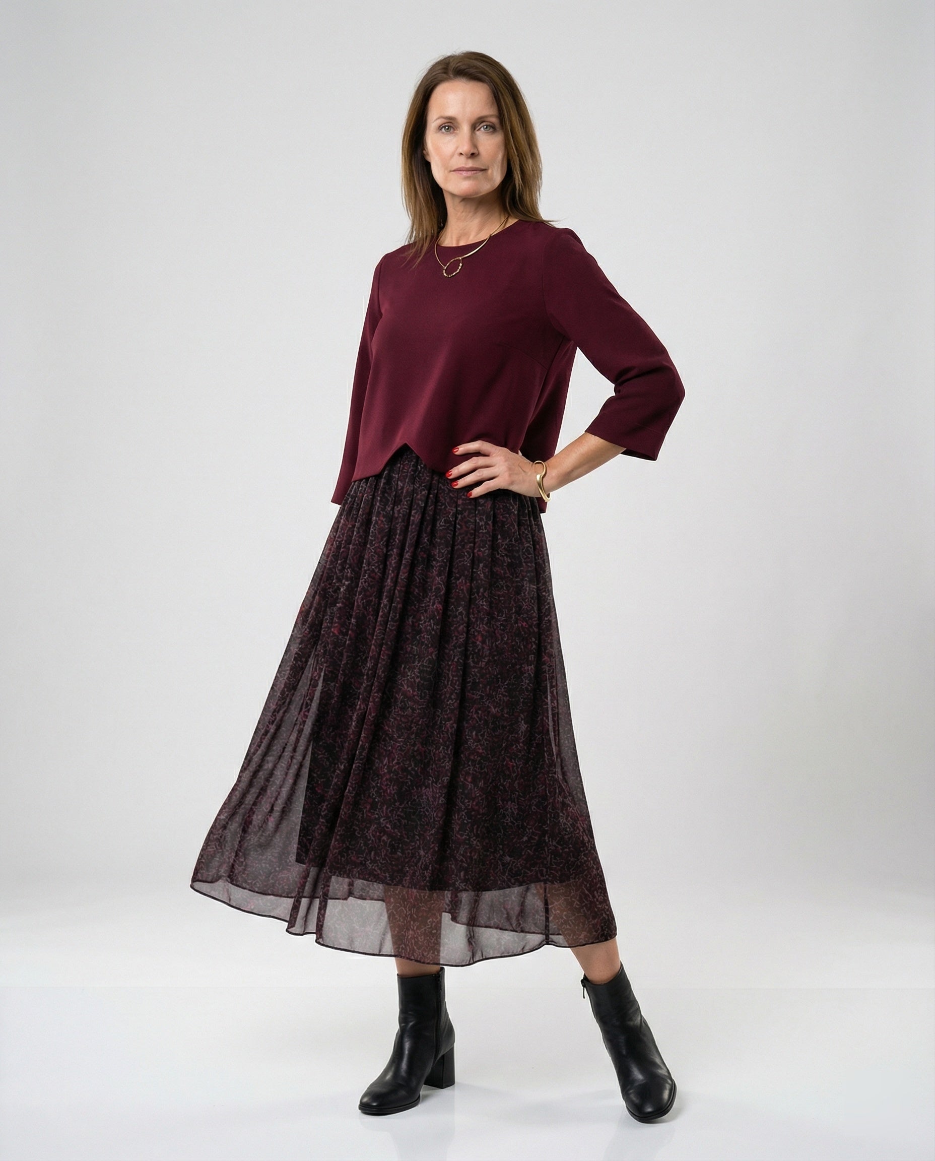 Damen Abendkleid elegant Zweiteiler