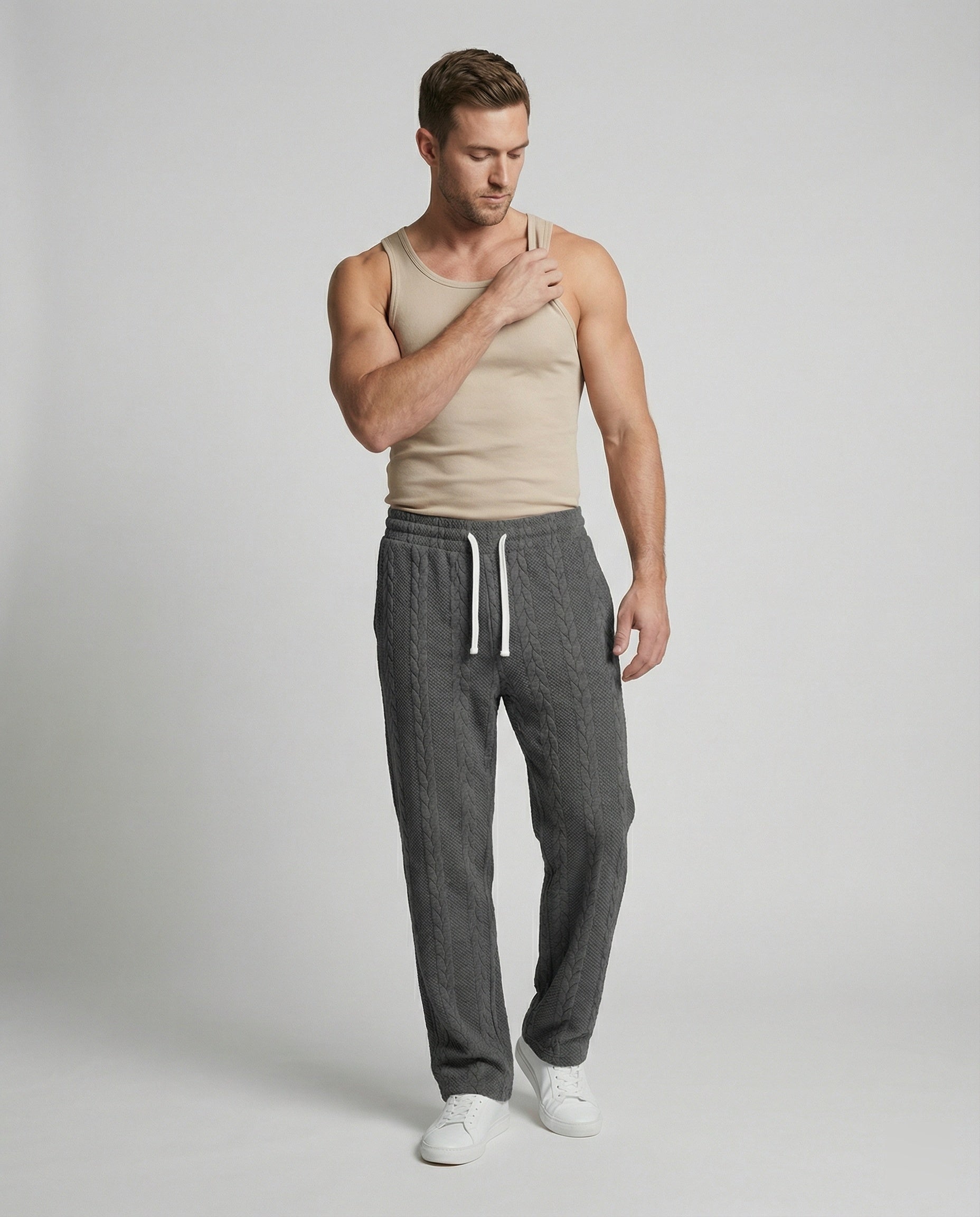 Herren Freizeithose mit elastischem Bund