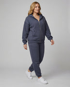 Damen Fleece Jogginganzug mit Kapuze R&B