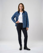 Damen Denimjacke mit klassischen Brusttaschen