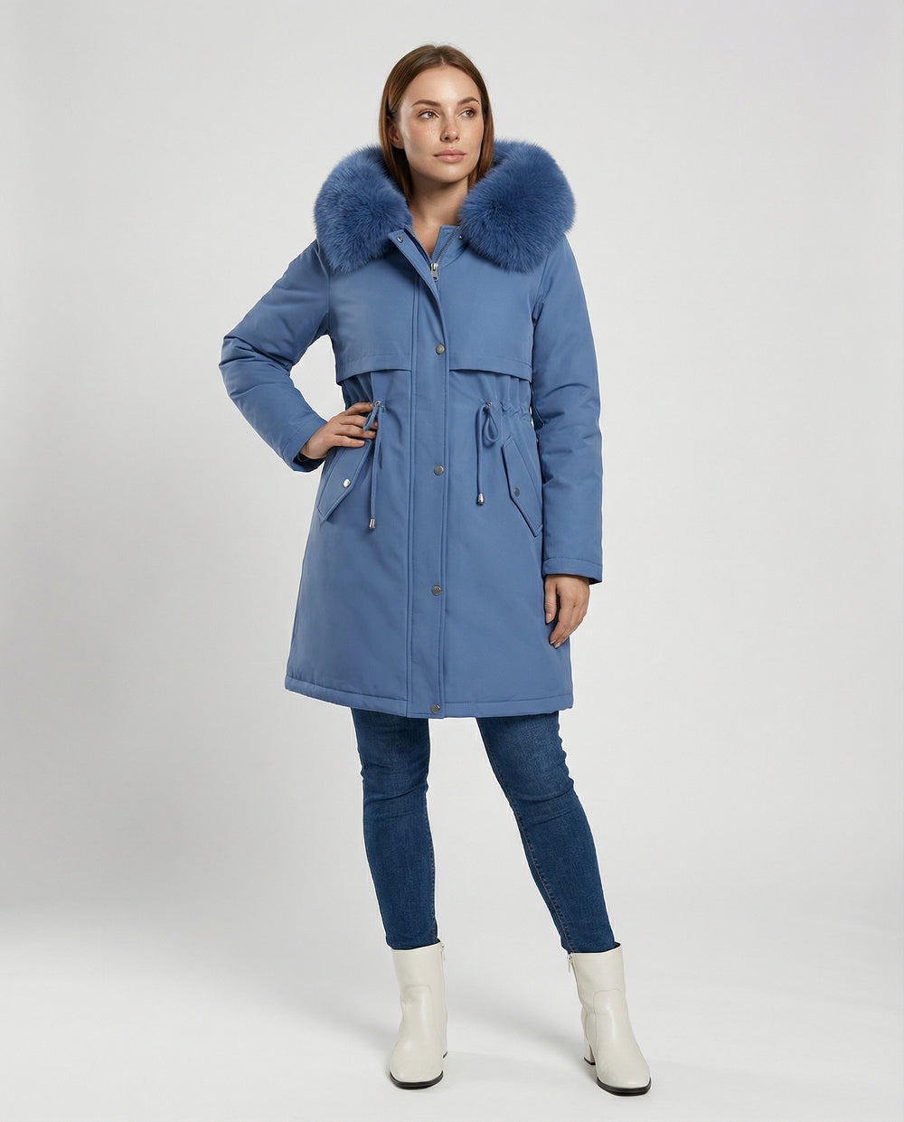 Damen Winterparka mit Wasserdichtem Material & Kapuze | R&B