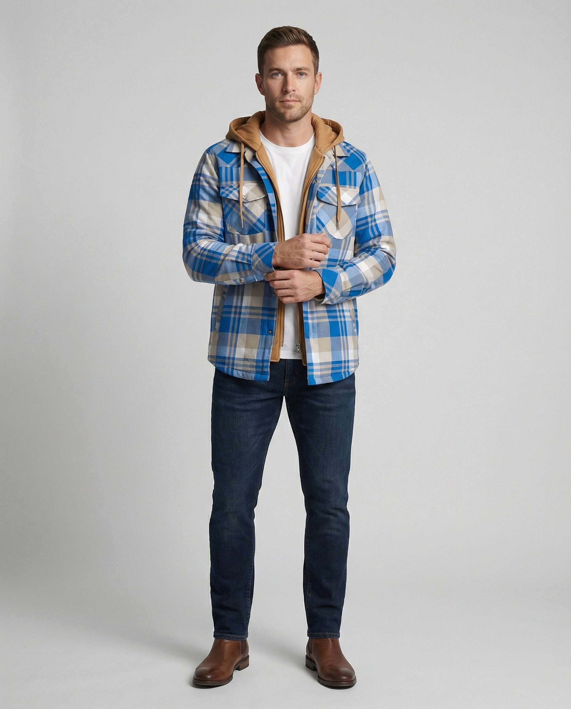 Gefütterte Holzfällerjacke Herren