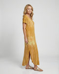 Damen Maxikleid Batik Oversize
