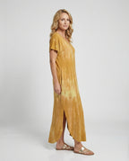 Damen Maxikleid Batik Oversize