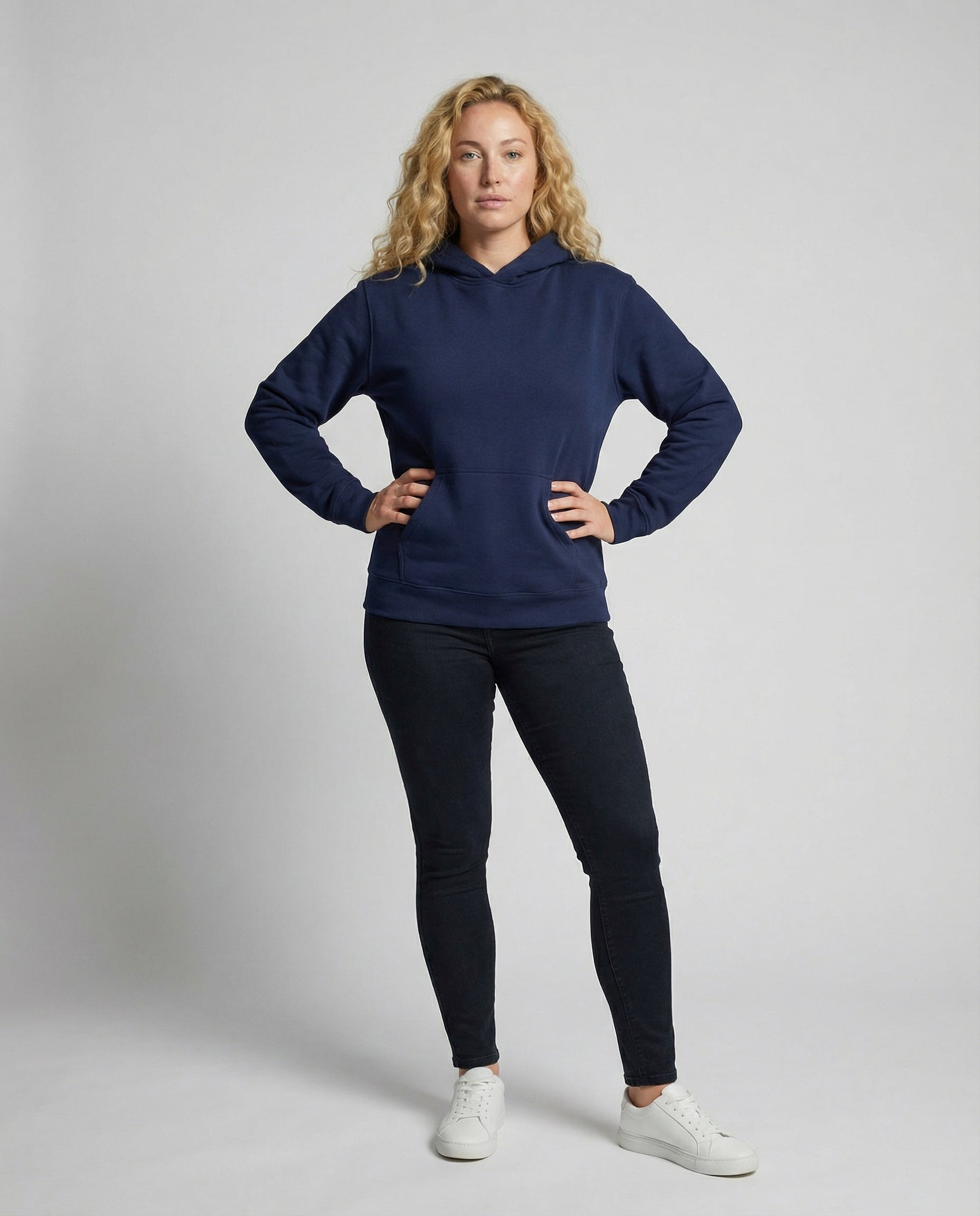 R&B | Hoodie Damen Schwarz