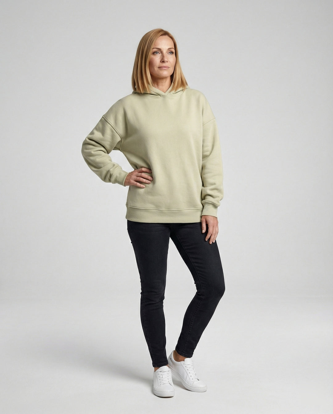 Damen Oversized Hoodie mit Kapuze