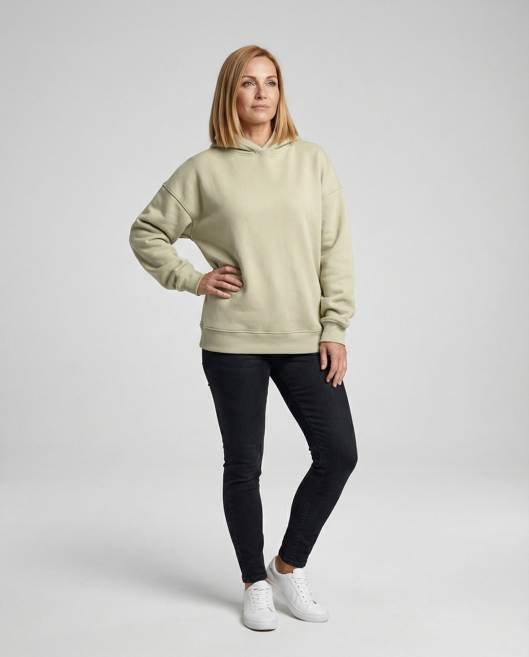 Damen Oversized Hoodie mit Kapuze