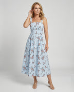 Damen Midikleid Korsett elegant