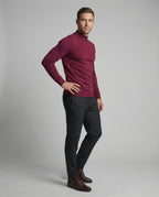 Herren eleganter Pullover mit Stehkragen R&B
