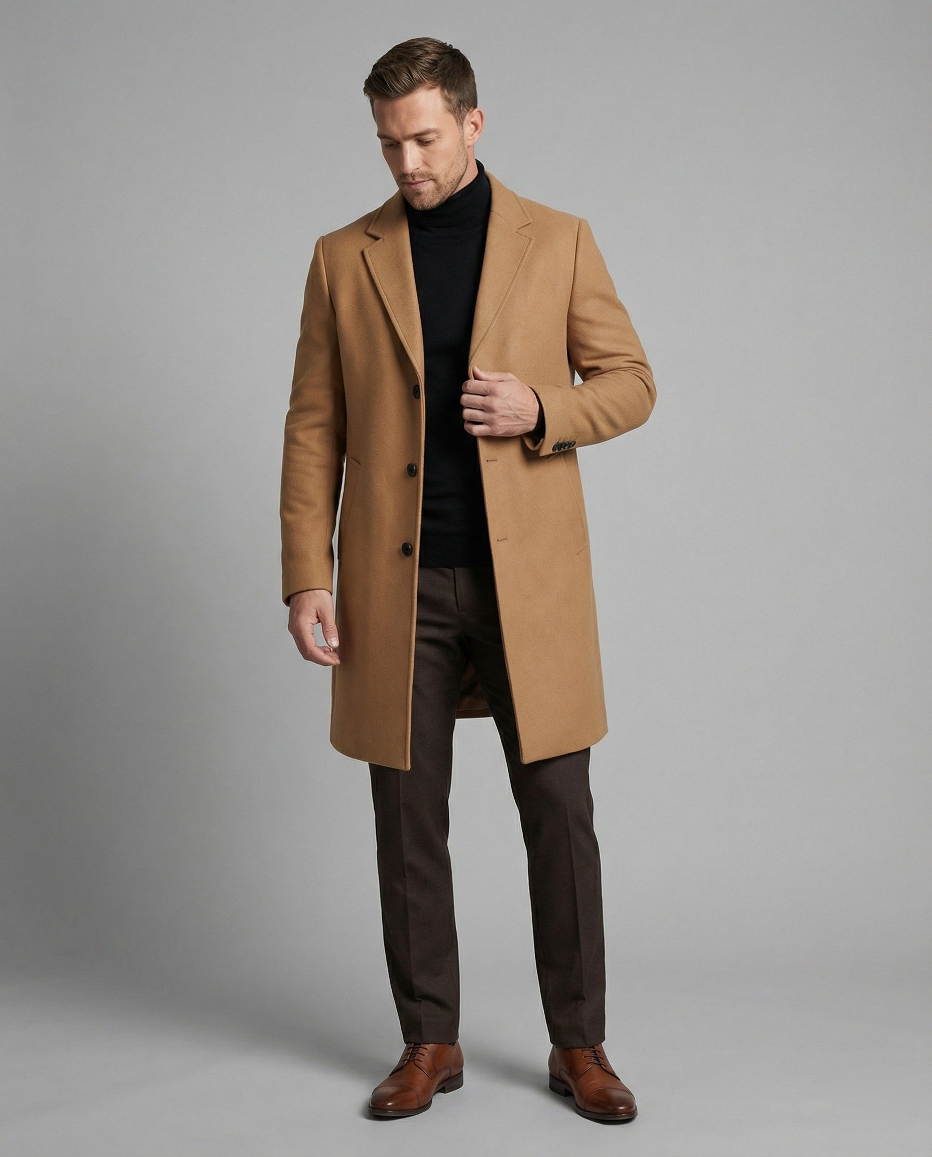R&B | Langer Trenchcoat für Herren