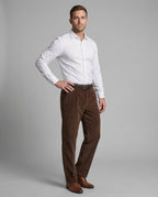 Herren Feincordhose mit Gürtelschlaufen