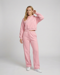 Damen Sweat-Set mit lässigem Schnitt und hohem Kragen R&B