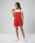 Damen Latzshorts Einteiler Casual