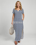 Damen Maxikleid Strand Sommer