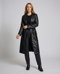 Elegante Steppjacke Damen im Trenchcoat-Stil