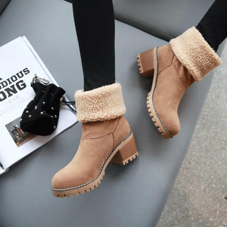Winter Fell Warme Schnee Stiefel R&B