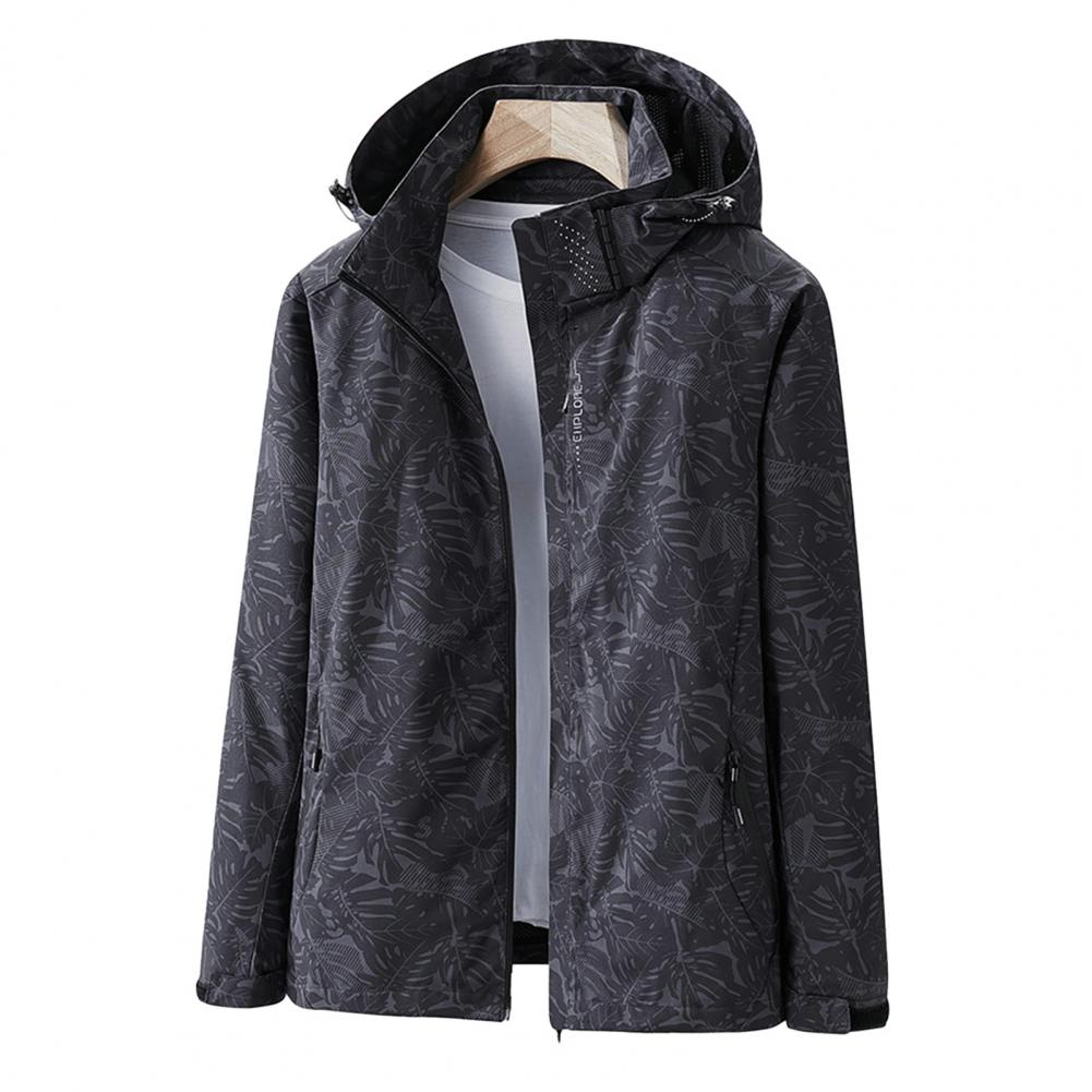 R&B | Damen Wasserdichte Outdoor-Jacke – Leicht mit Kapuze &Amp; Flower-Design