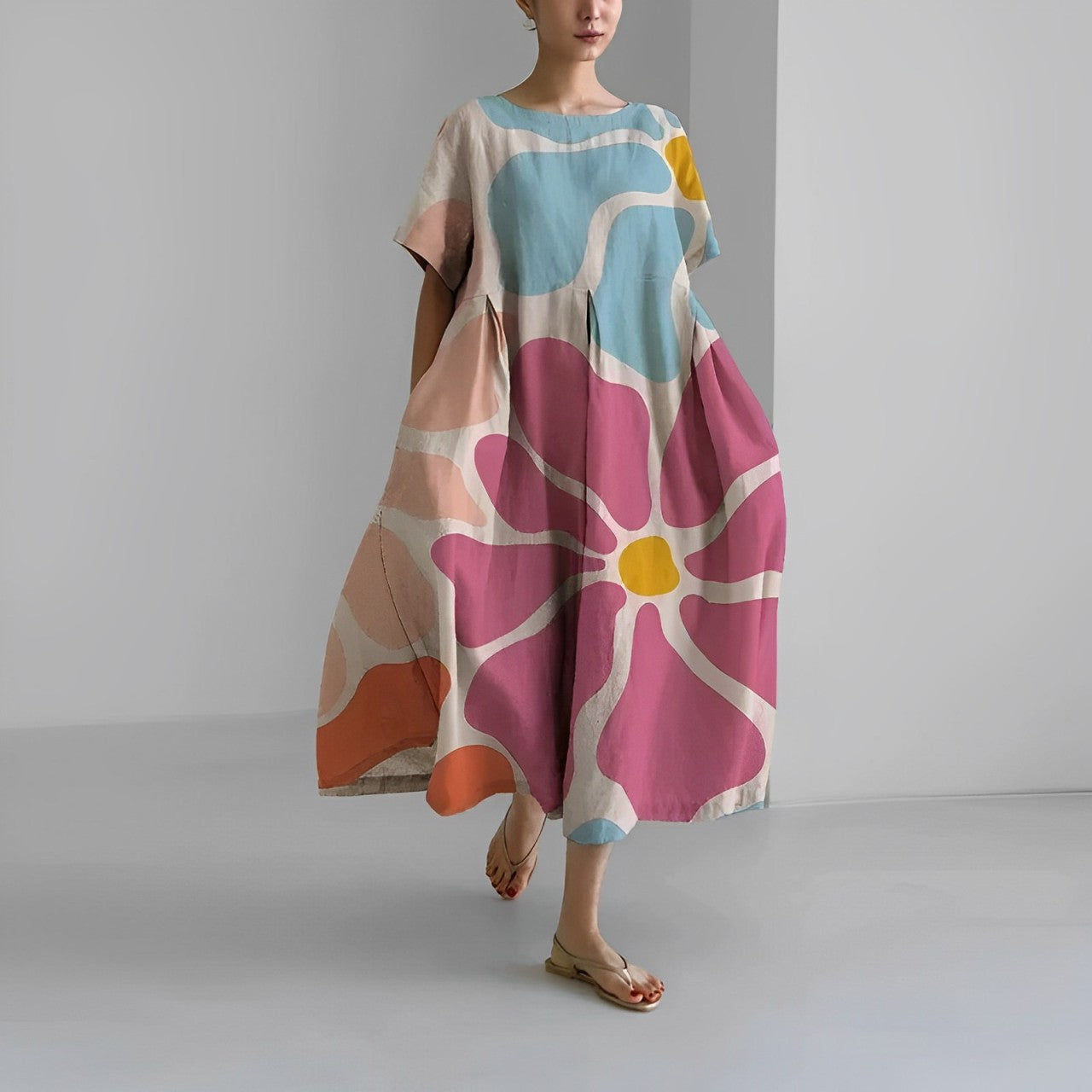 I Boho Frühlingskleid