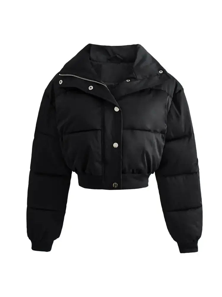 R&B | Pufferjacke mit Hohem Kragen